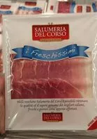 Mängden socker i Prosciutto crudo