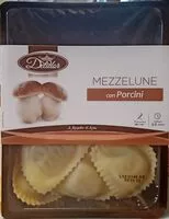 Mängden socker i Mezzelune con porcini