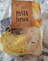 Mängden socker i Pasta fresca all'uovo