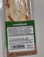 Mängden socker i Tramezzini pomodoro e mozzarella