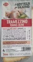 Mängden socker i Tramezzino tonno e olive