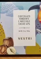 Mängden socker i CIOCCOLATO FONDENTE E NOCCIOLE 63%