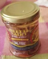 Mängden socker i Filetti di alici