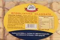 Mängden socker i Sfogliatine gassate