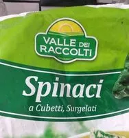 Mängden socker i Spinaci a cubetti surgelati