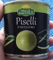 Mängden socker i Piselli finissimi