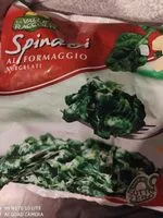 Mängden socker i Spinaci al formaggio surgelati