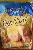 Mängden socker i Frollini con panna