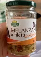 Mängden socker i Melanzane a filetti sottolio