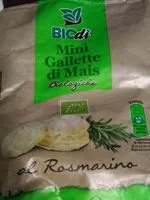 Mängden socker i Mini gallette di Mais biologiche