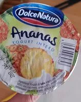 Mängden socker i Yogurt intero ananas