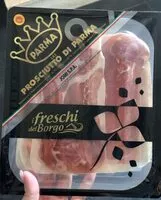 Mängden socker i Prosciutto di parma