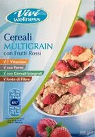Mängden socker i Cereali Multigrani con Frutti rossi