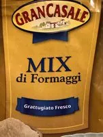 Mängden socker i Mix di formaggi grattugiato fresco