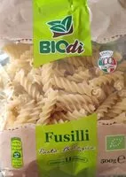 Mängden socker i Fusilli