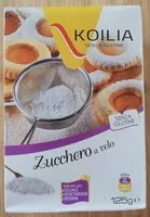 Mängden socker i KOILIA senza glutine ZUCCHERO A VELO