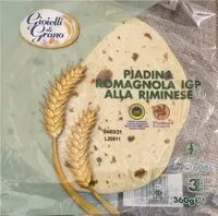 Mängden socker i Piadina romagnola igp alla riminese