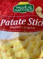 Mängden socker i Patatine stick