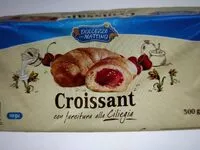 Mängden socker i Croissant ciliegia