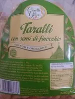 Mängden socker i Taralli con semi di finocchio
