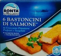Mängden socker i Bastoncini di salmone surgelati