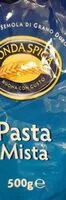 Mängden socker i Pasta mista