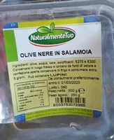 Mängden socker i Olive nere in salamoia
