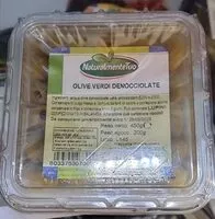 Mängden socker i Olive verdi denocciolate