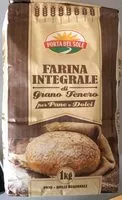 Mängden socker i Farina integrale di grano tenero per Pane e Dolci