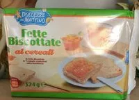 Mängden socker i Fette biscottate ai cereali