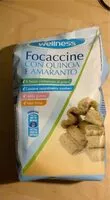 Mängden socker i Focaccine con quinoa e amaranto