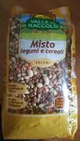 Mängden socker i Misto legumi e cereali secchi