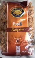 Mängden socker i Fusilli integrali
