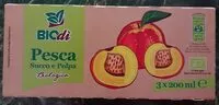 Mängden socker i Pesca succo e polpa