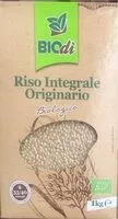 Mängden socker i Riso Integrale Originario Biologico