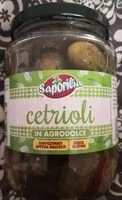 Mängden socker i Cetrioli in agrodolce