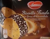 Mängden socker i Biscotto tondo con gocce di cioccolato