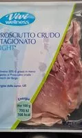 Mängden socker i Prosciutto crudo stagionato light