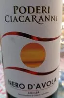 Mängden socker i Nero d'Avola Poderi Ciacaranni