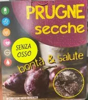 Mängden socker i Prugne secche