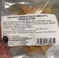 Mängden socker i Biscotto al cocco senza glutine