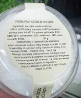 Mängden socker i Crema pasticcera in polvere