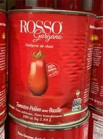 Mängden socker i Peeled tomatoes with basil