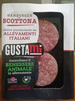 Mängden socker i Hamburger di scottona