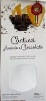 Mängden socker i Cantucci Arancio e Cioccolato
