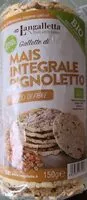 Mängden socker i Gallette di mais integrale pignoletto