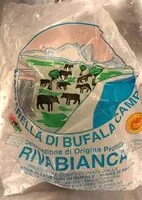 Mängden socker i Mozzarella di bufala campana