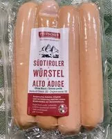 Mängden socker i Sudtiroler Wurstel Alto Adige / Senza pelle