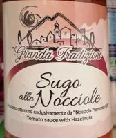 Mängden socker i Sugo alla Nocciola