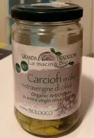 Mängden socker i Carciofi in olio extravergine di oliva
